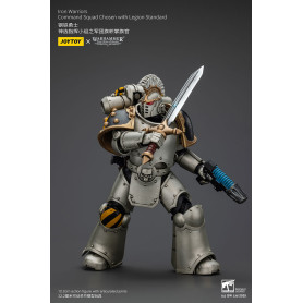 Joytoy - Warhammer - Iron Warriors Command Squad Chosen with Legion Standard