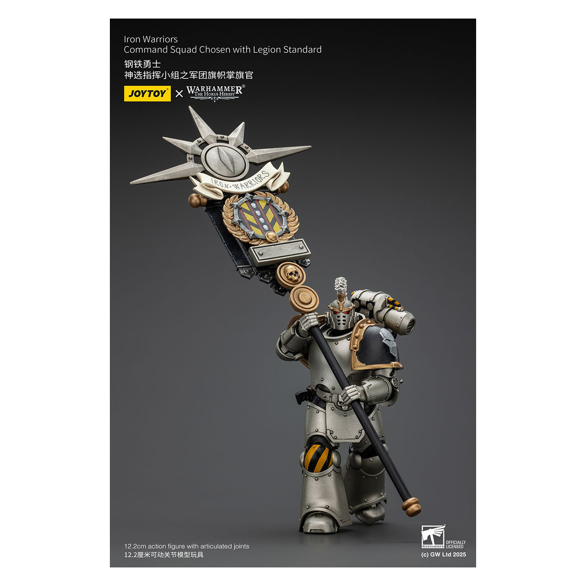 Joytoy - Warhammer - Iron Warriors Command Squad Chosen with Legion Standard