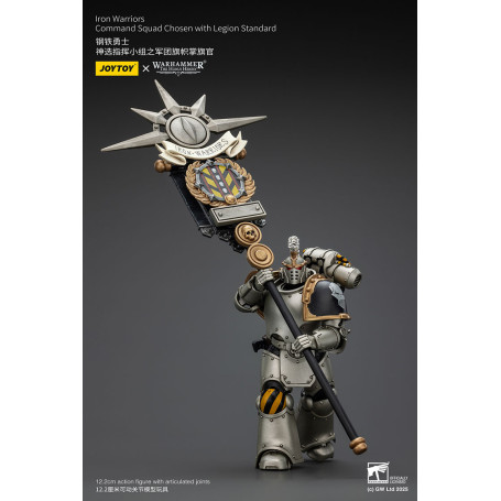 Joytoy - Warhammer - Iron Warriors Command Squad Chosen with Legion Standard