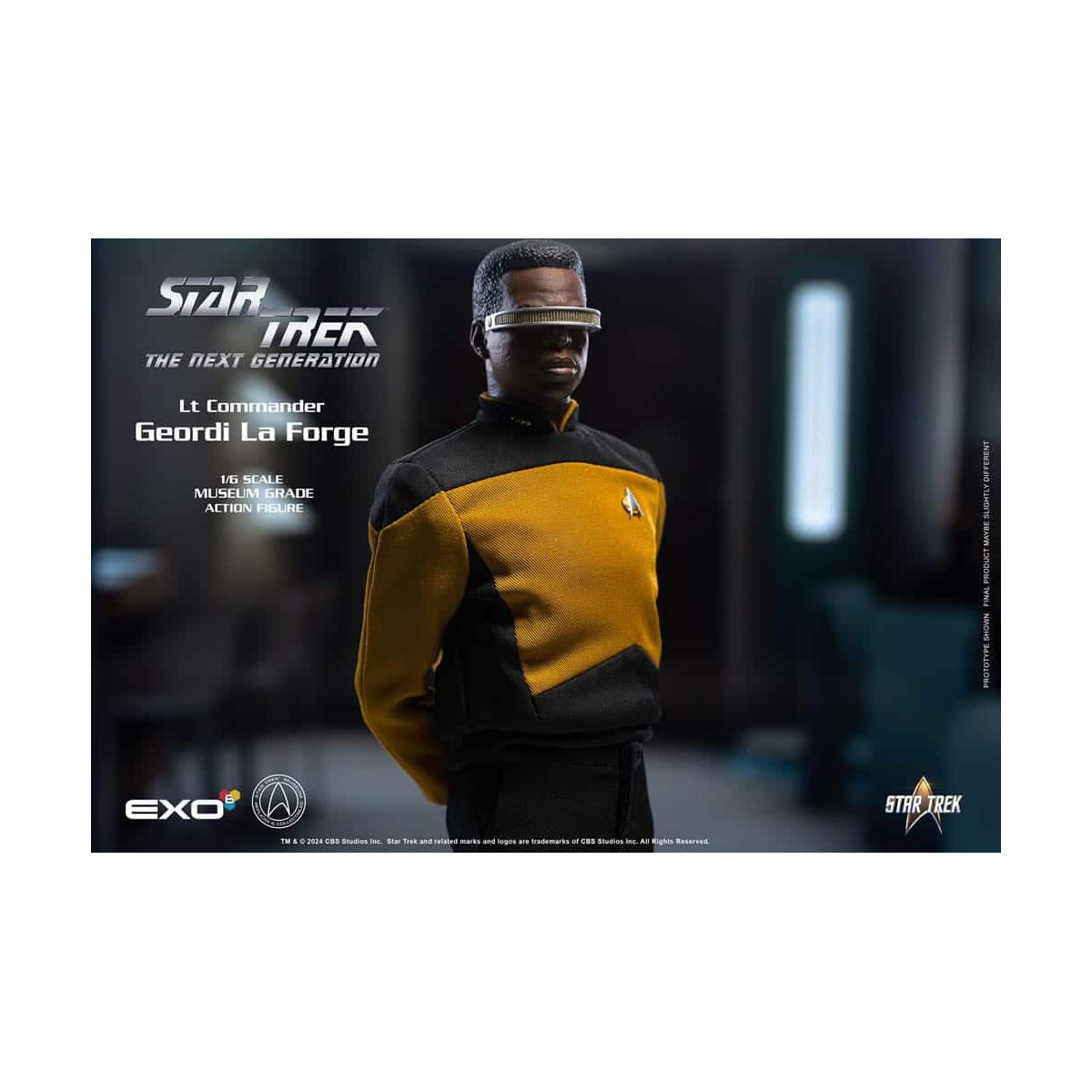 EXO-6 - Star Trek: The Next Generation - Geordi La Forge Standard Version 1:6 Scale Figure