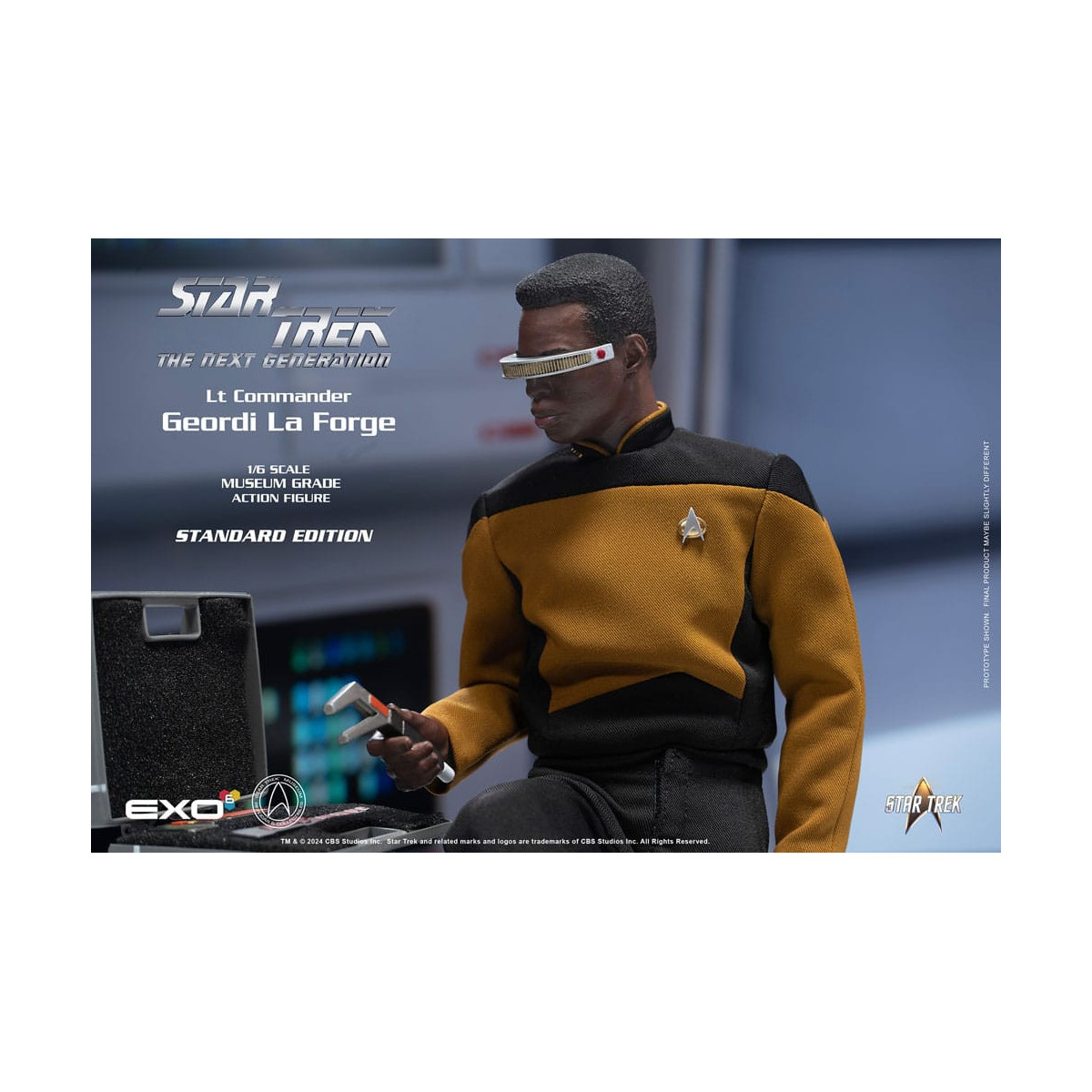 EXO-6 - Star Trek: The Next Generation - Geordi La Forge Standard Version 1:6 Scale Figure