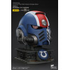 JoyToy - Space Marines II - Ultramarines Leutnant Titus' MkX-Helm Display-Ständer-11