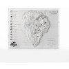 ECC Elite Creature Collectibles - Jurassic Park Topographische Karte Isla Nublar