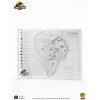 ECC Elite Creature Collectibles - Jurassic Park Topographische Karte Isla Nublar