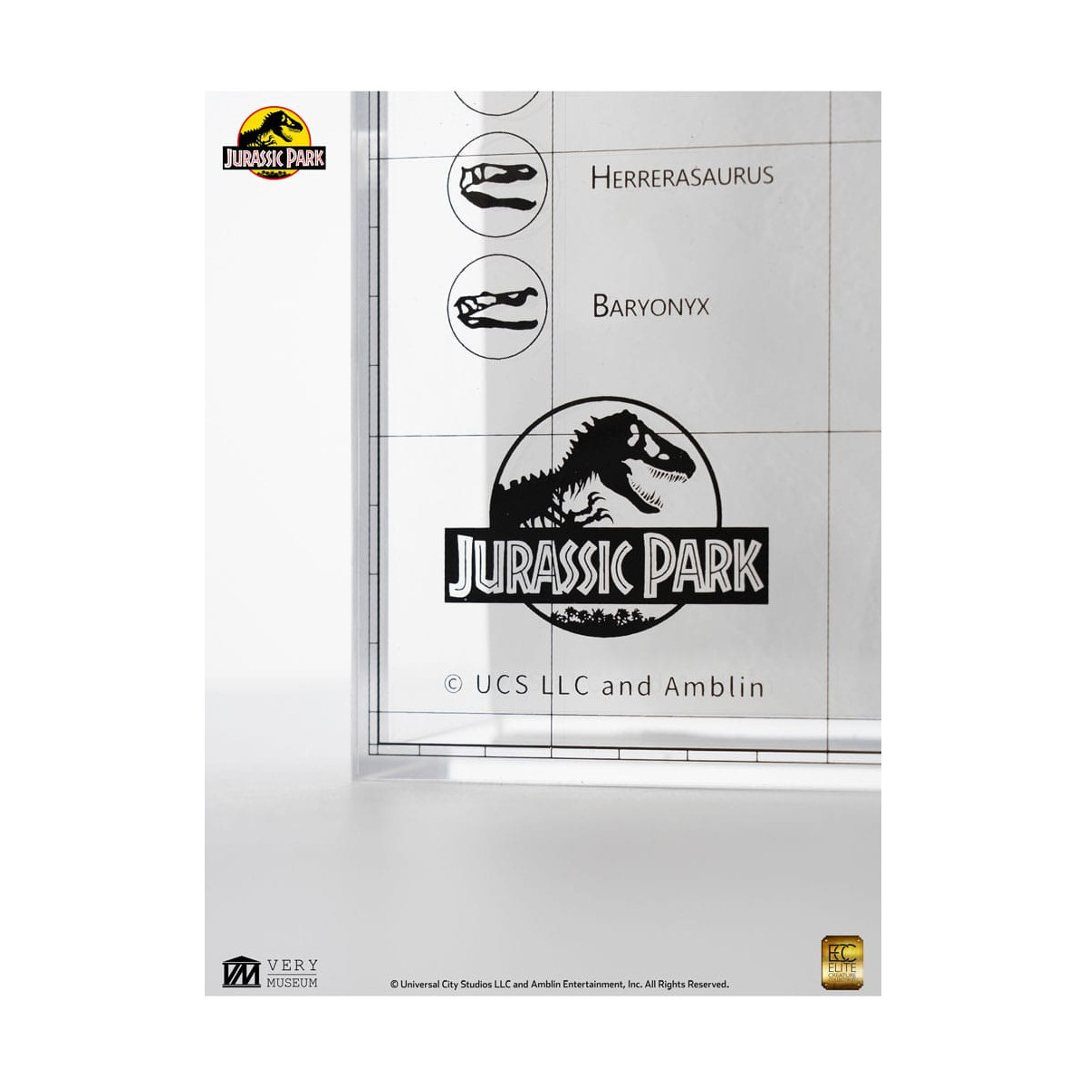 ECC Elite Creature Collectibles - Jurassic Park Topographische Karte Isla Nublar