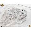 ECC Elite Creature Collectibles - Jurassic Park Topographische Karte Isla Nublar