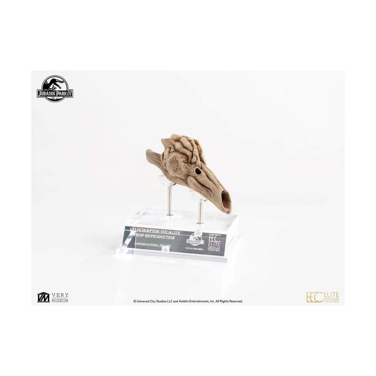 ECC Elite Creature Collectibles - Jurassic Park 3 Velociraptor Resonanzkammer 1/1