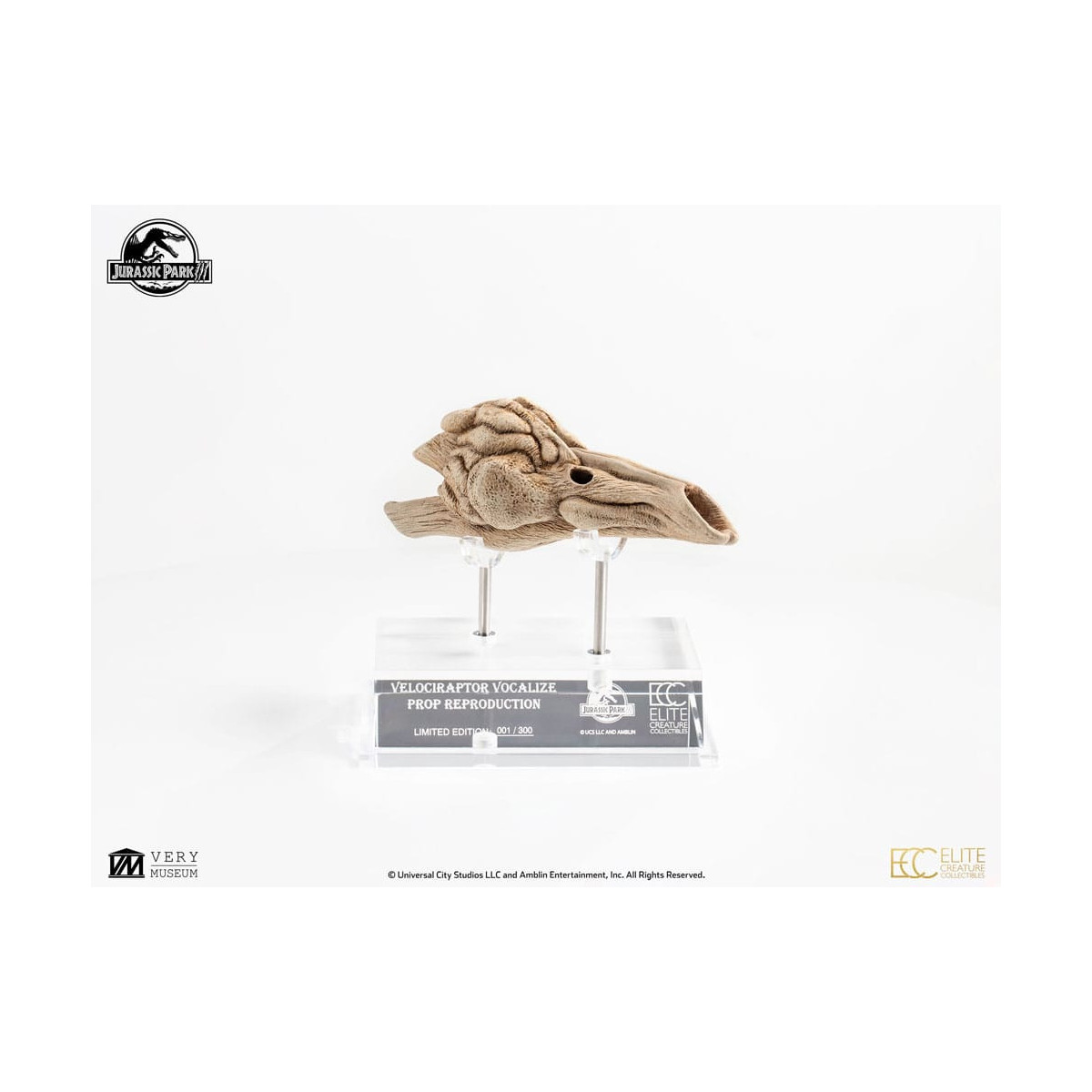 ECC Elite Creature Collectibles - Jurassic Park 3 Velociraptor Resonanzkammer 1/1