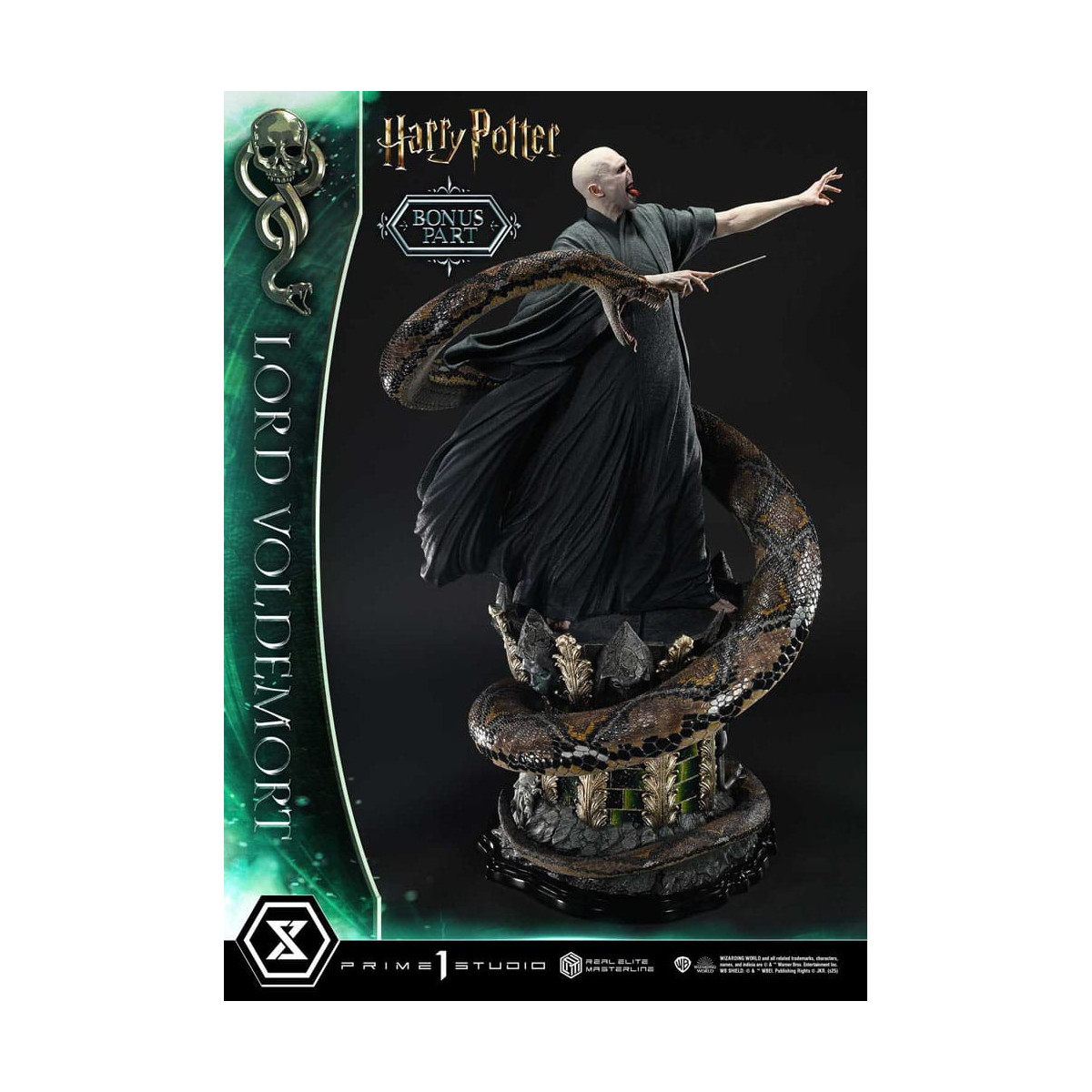 Prime 1 Studio - Harry Potter Statuette Real Elite Masterline Serie 1/4 Lord Voldemort Bonus Version