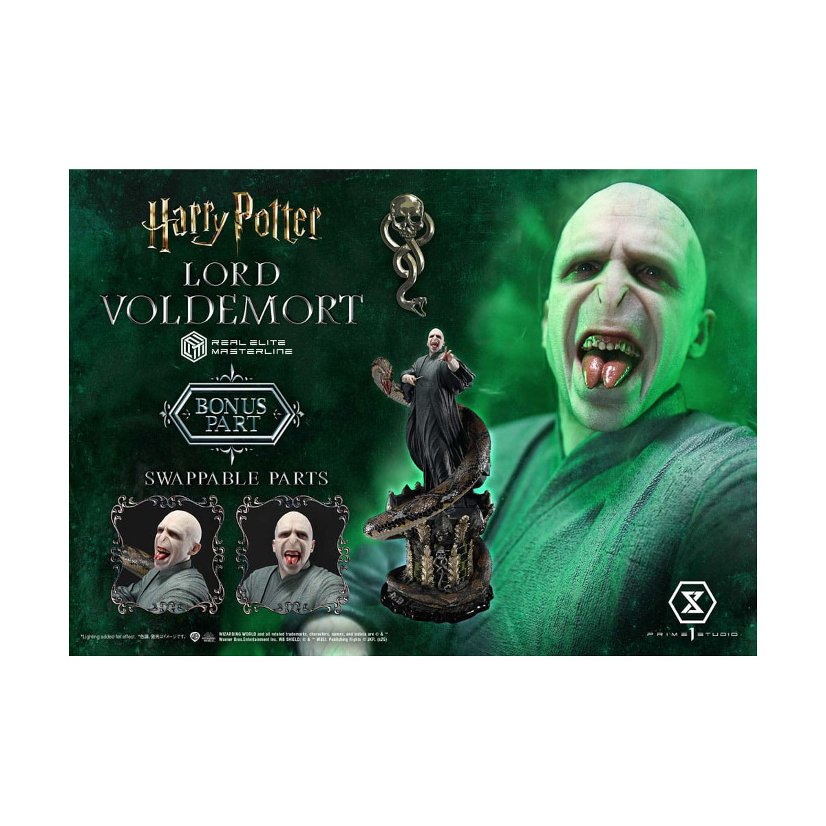 Prime 1 Studio - Harry Potter Statuette Real Elite Masterline Serie 1/4 Lord Voldemort Bonus Version