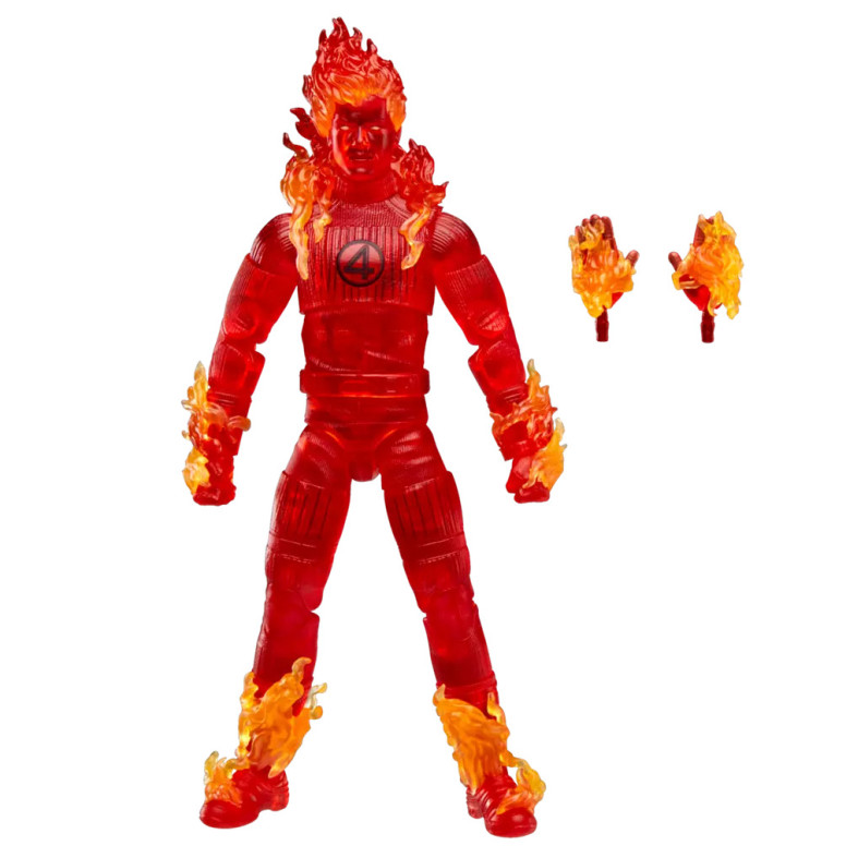 Marvel Legends - Menschliche Fackel - Die Fantastischen Vier Erste Schritte Figur