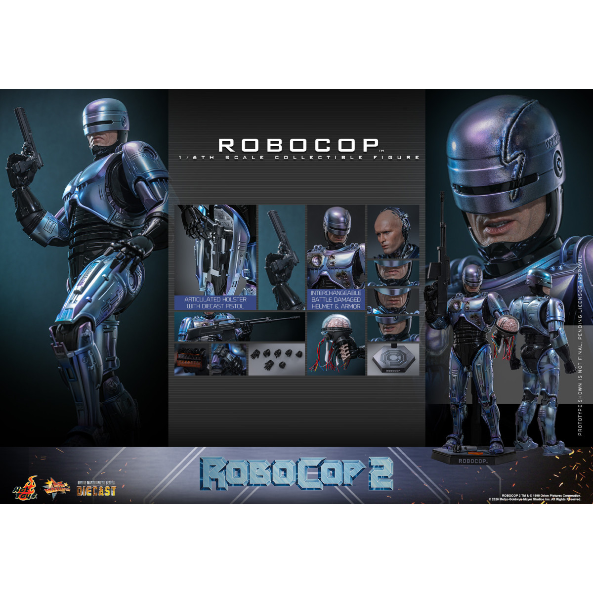 Hot Toys - Robocop 2 Movie Masterpiece Figur 1/6