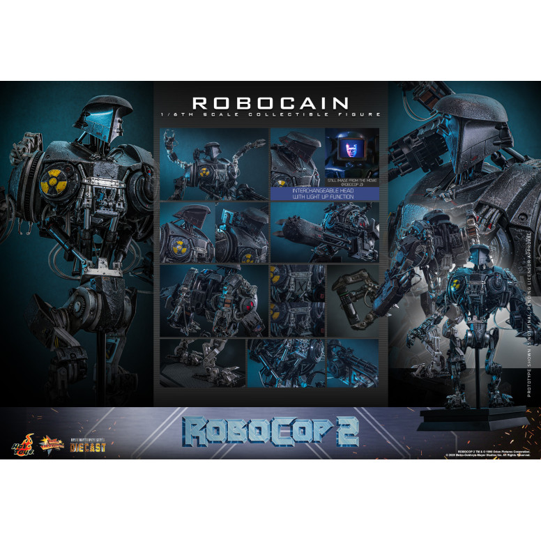 Hot Toys - Robocop 2 - RoboCain Movie Masterpiece Actionfigur 1/6