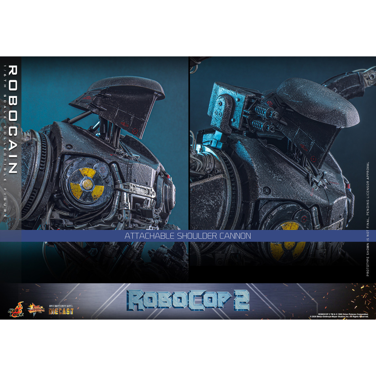 Hot Toys - Robocop 2 - RoboCain Movie Masterpiece Actionfigur 1/6