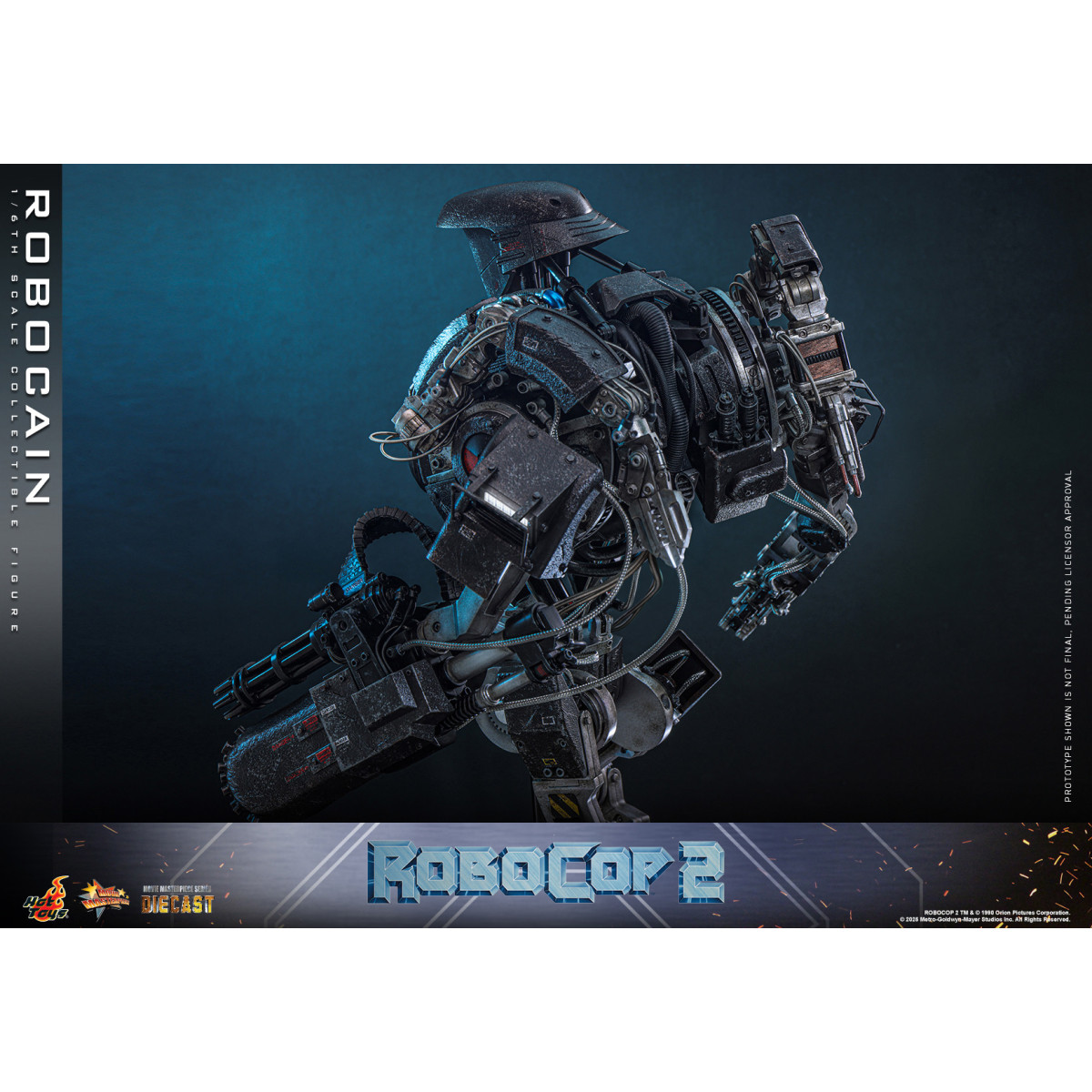 Hot Toys - Robocop 2 - RoboCain Movie Masterpiece Actionfigur 1/6