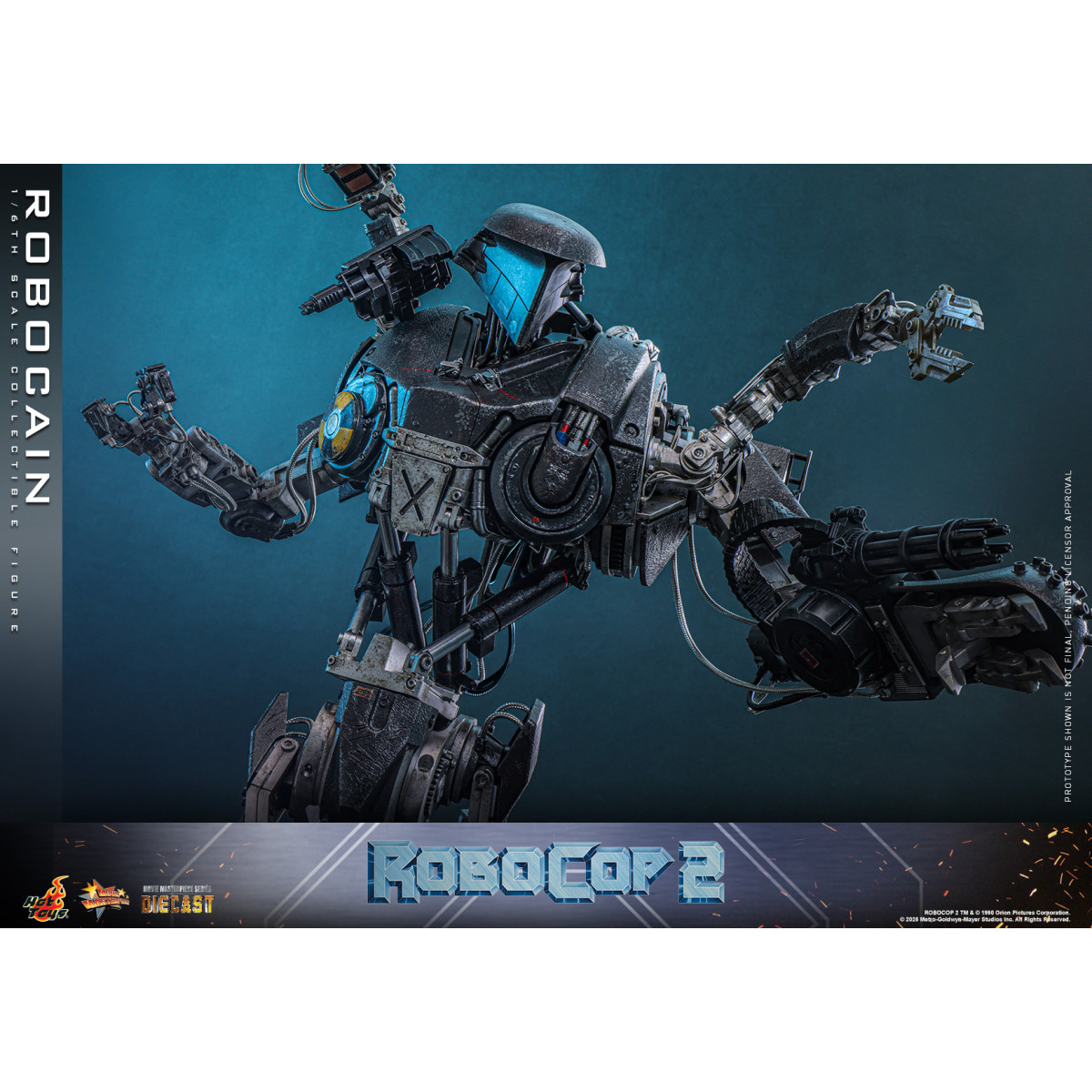 Hot Toys - Robocop 2 - RoboCain Movie Masterpiece Actionfigur 1/6