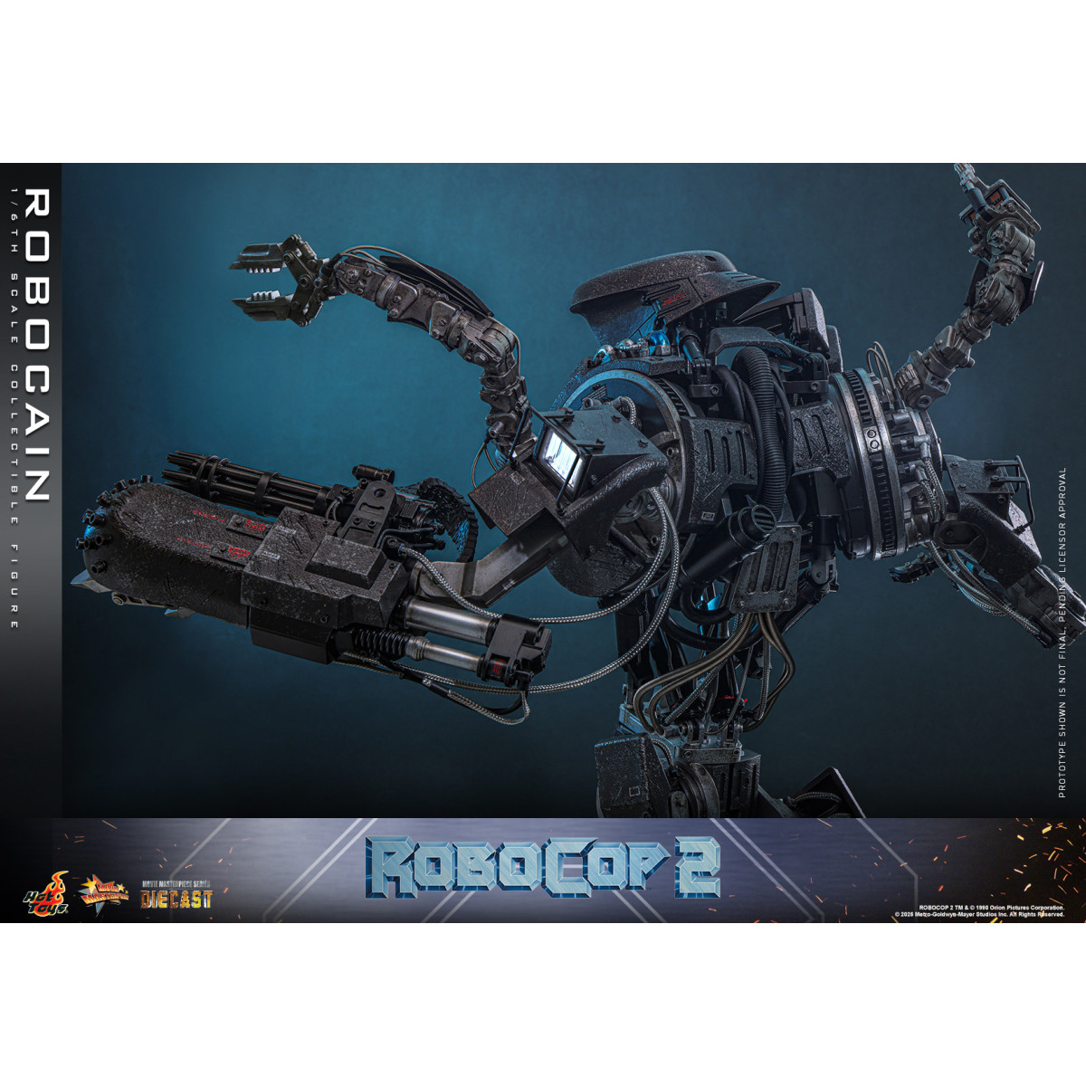 Hot Toys - Robocop 2 - RoboCain Movie Masterpiece Actionfigur 1/6