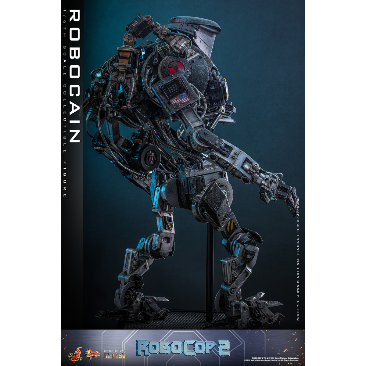 Hot Toys - Robocop 2 - RoboCain Movie Masterpiece Actionfigur 1/6