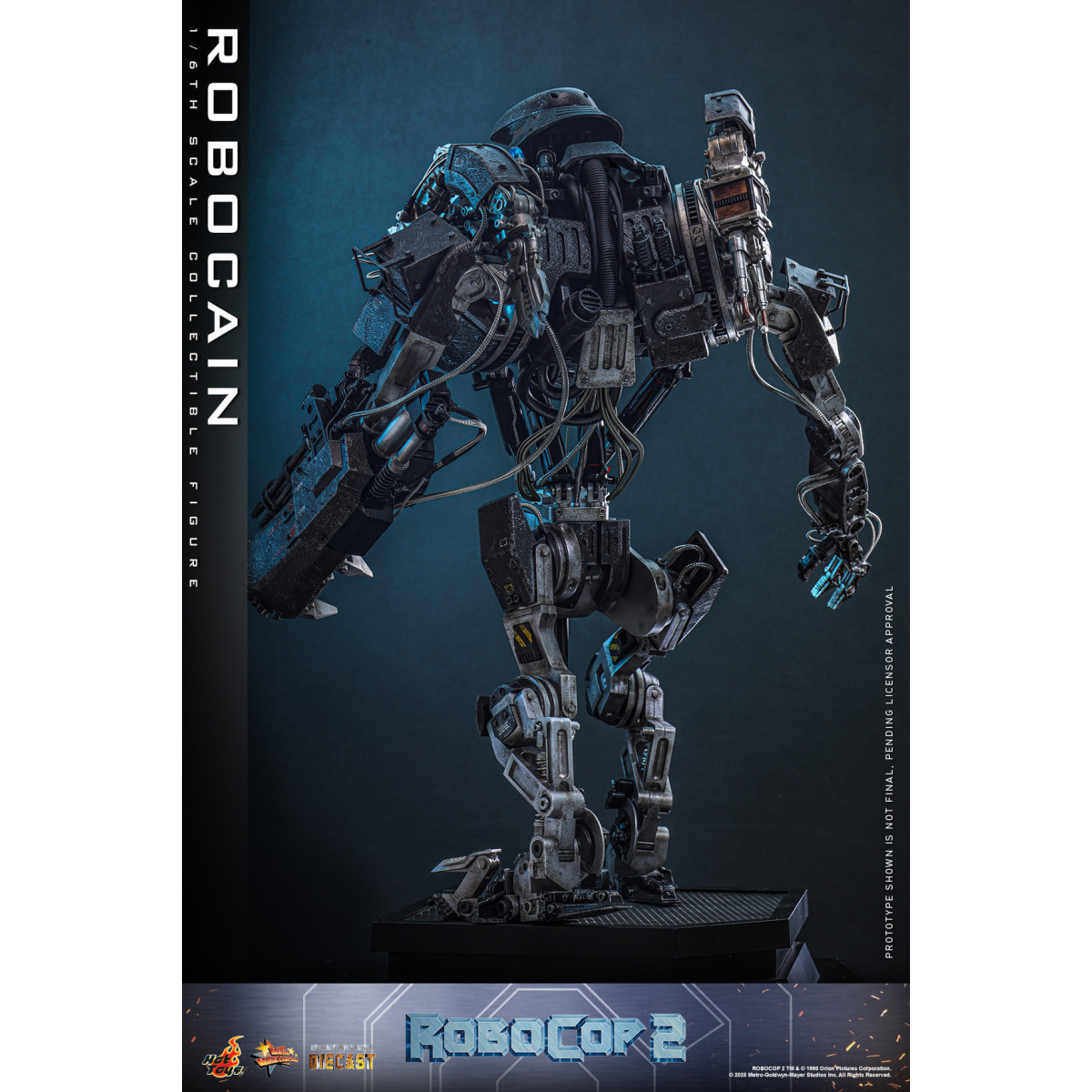 Hot Toys - Robocop 2 - RoboCain Movie Masterpiece Actionfigur 1/6