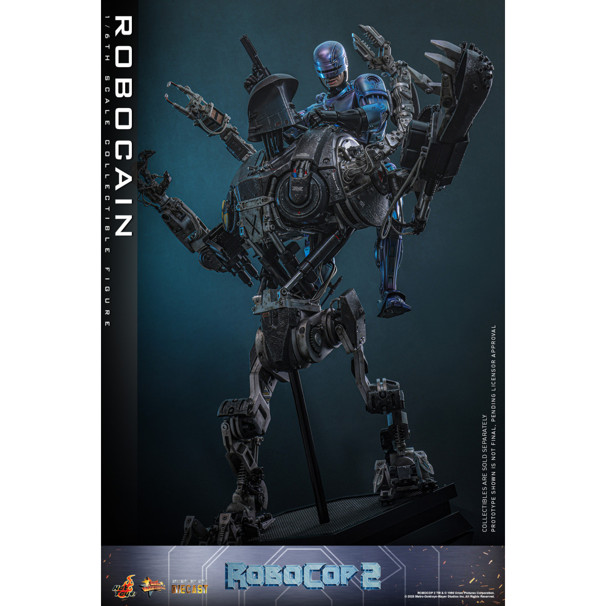 Hot Toys - Robocop 2 - RoboCain Movie Masterpiece Actionfigur 1/6