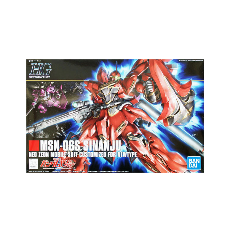 Bandai - Gunpla - Gundam 1/144 HG - MSN-06S SINANJU - Mobile Suit Gundam Unicorn