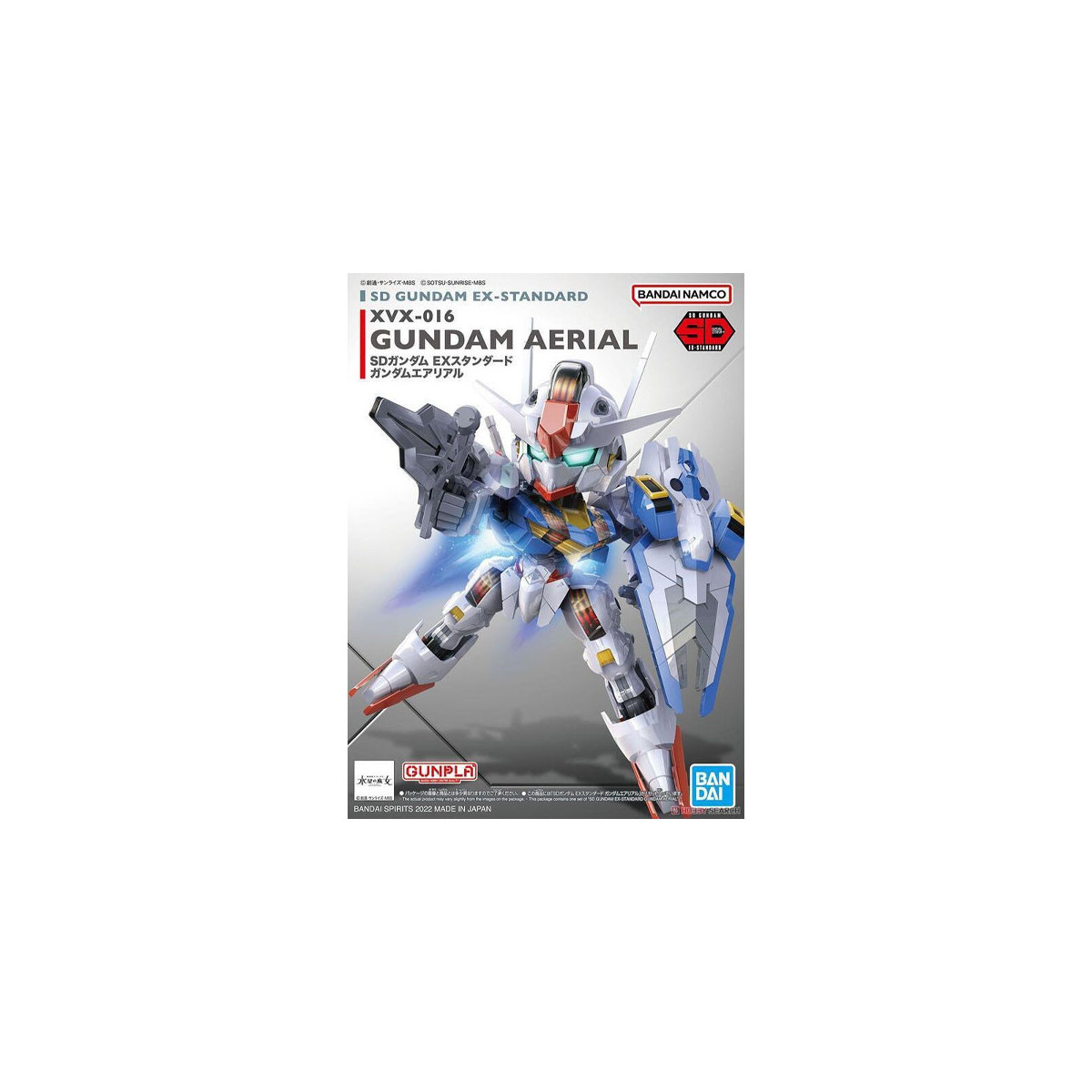 Bandai - Gunpla - SD Gundam Ex-Standard - XVX-016 Gundam Aerial - MOBILE SUIT GUNDAM: Die Hexe vom Merkur