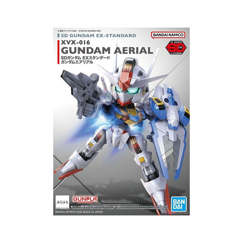 Bandai - Gunpla - SD Gundam Ex-Standard - XVX-016 Gundam Aerial - MOBILE SUIT GUNDAM: Die Hexe vom Merkur