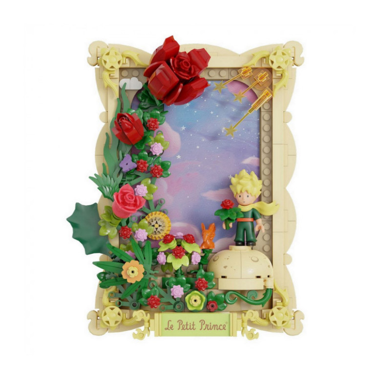 Pantasy - Le Petit Prince - Le Petit Prince Die Rose 3D Portrait (set a construire)