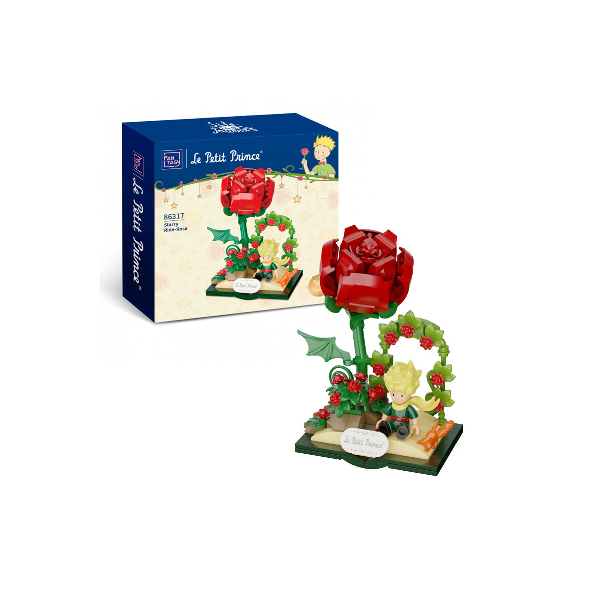 Pantasy - Der kleine Prinz - Le Petit Prince Starry Ride Rose (Satz zum Bauen)