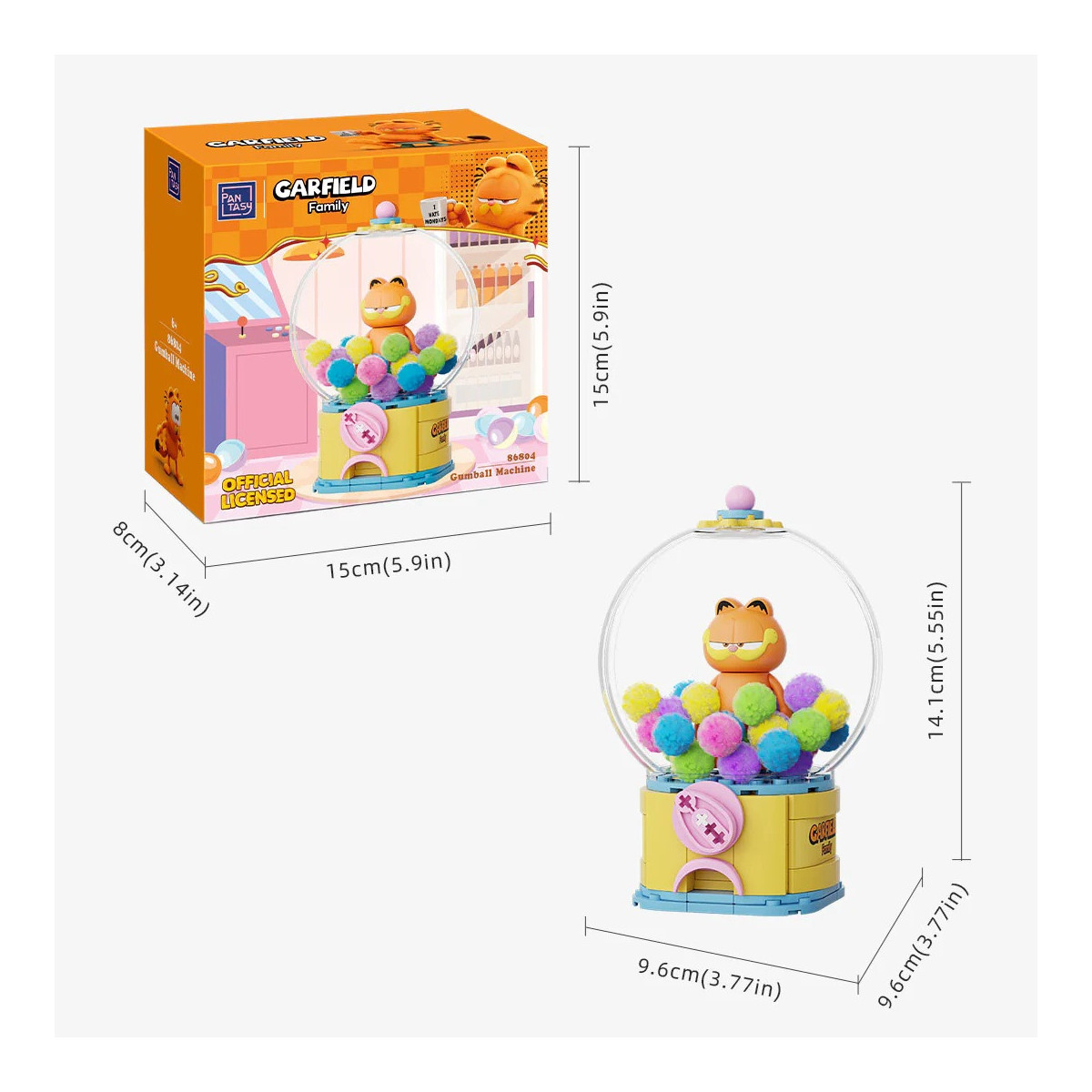 Pantasy - Garfield Crystal Ball Series - Kaugummiautomat (Set zum Bauen)