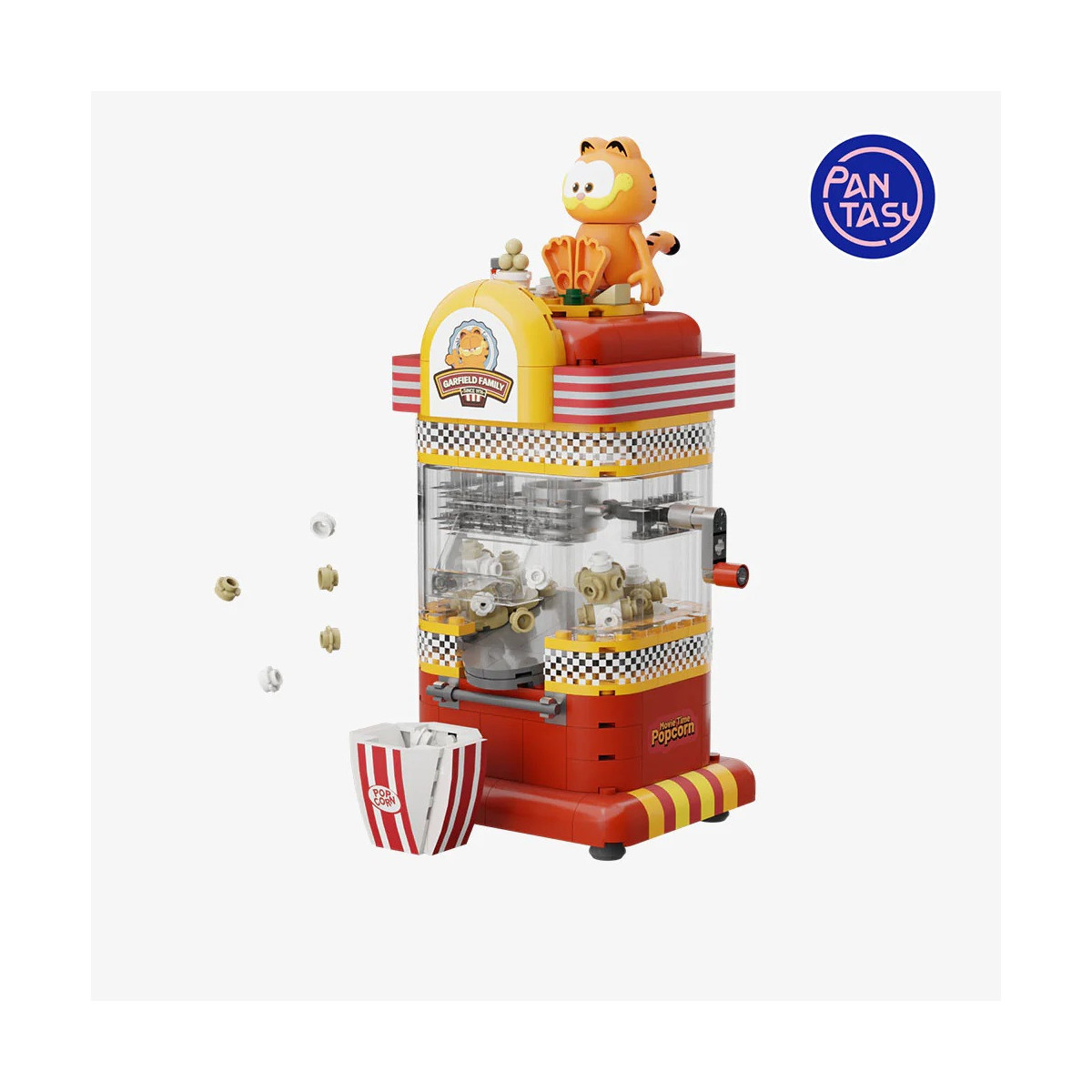 Pantasy - Garfield Fantastische Maschinen Serie - Garfield Popcornmaschine (set a construire)