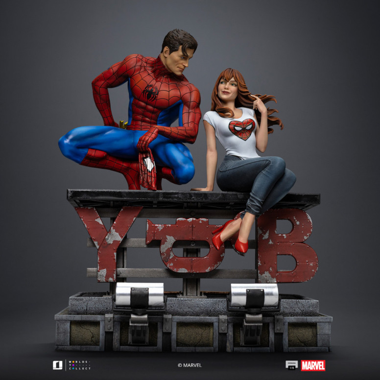 Iron Studios Marvel Comics - Spider-Man und MJ Diorama 1/6