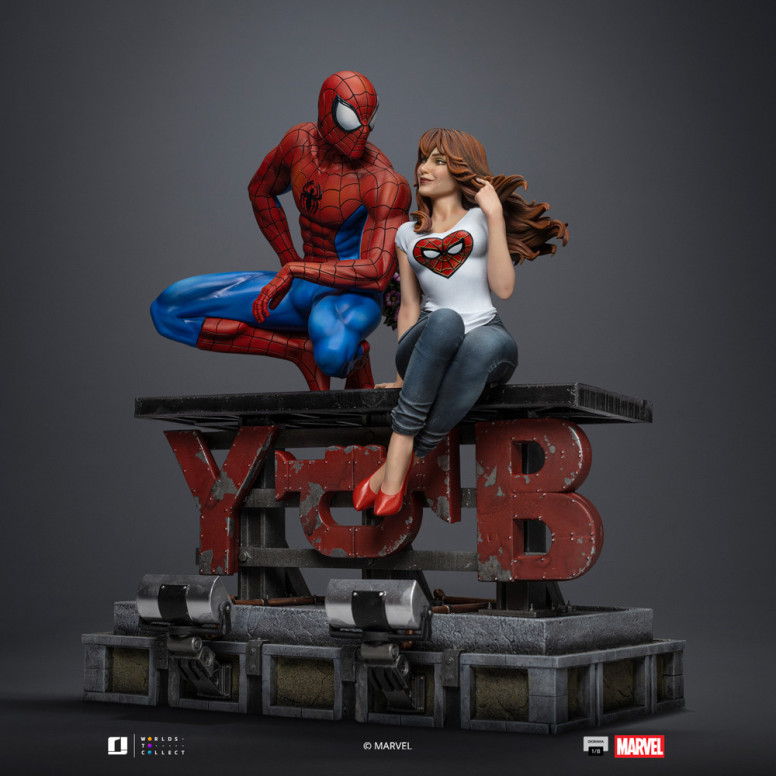 Iron Studios Marvel Comics - Spider-Man und MJ Diorama 1/6