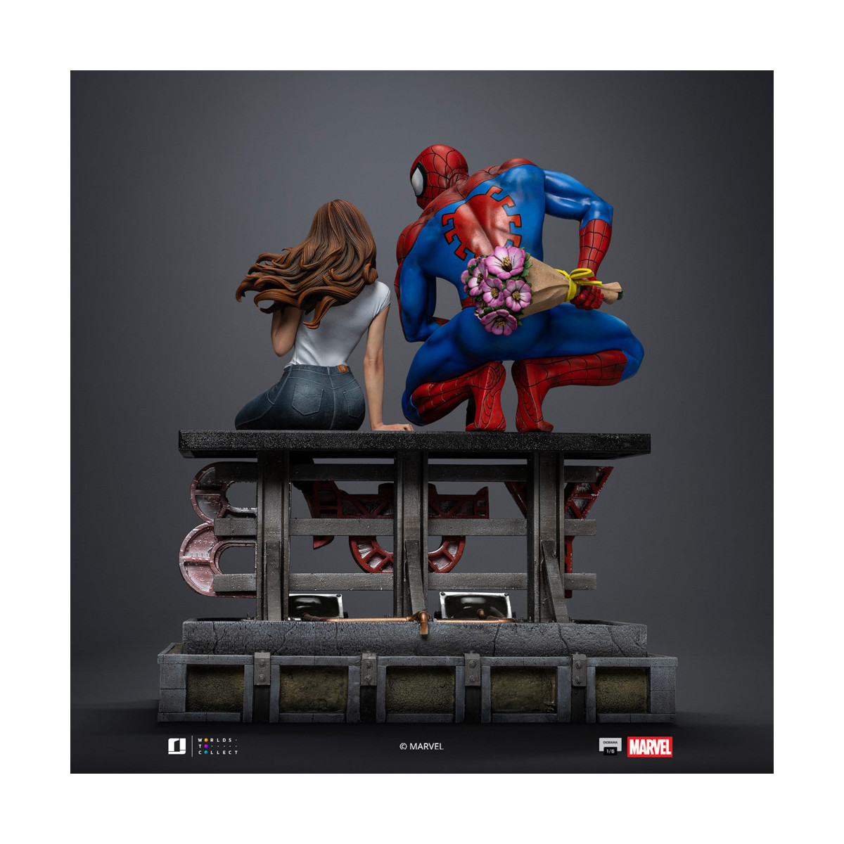Iron Studios Marvel Comics - Spider-Man und MJ Diorama 1/6