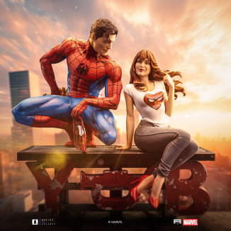 Iron Studios Marvel Comics - Spider-Man und MJ Diorama 1/6