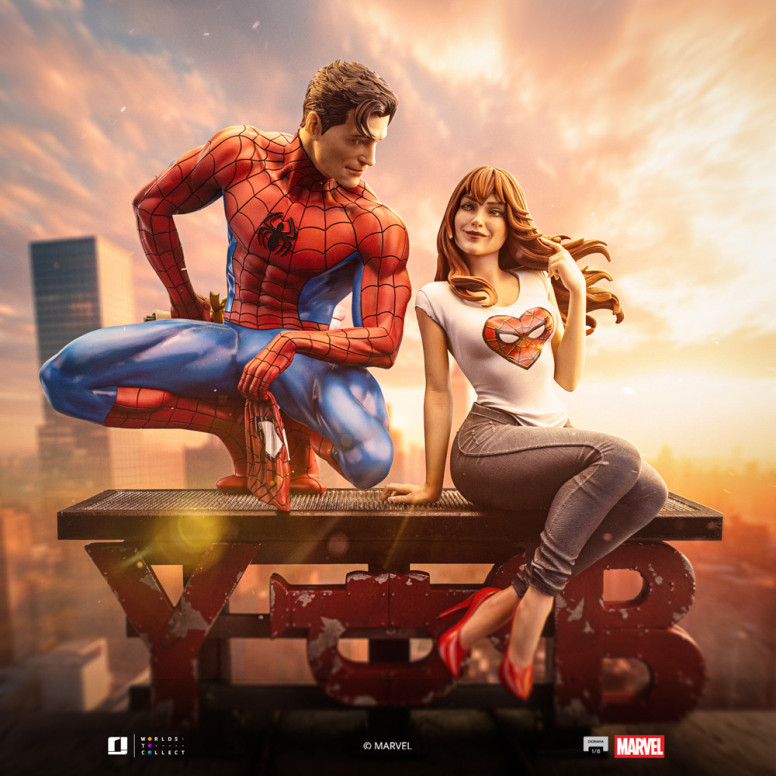 Iron Studios Marvel Comics - Spider-Man und MJ Diorama 1/6