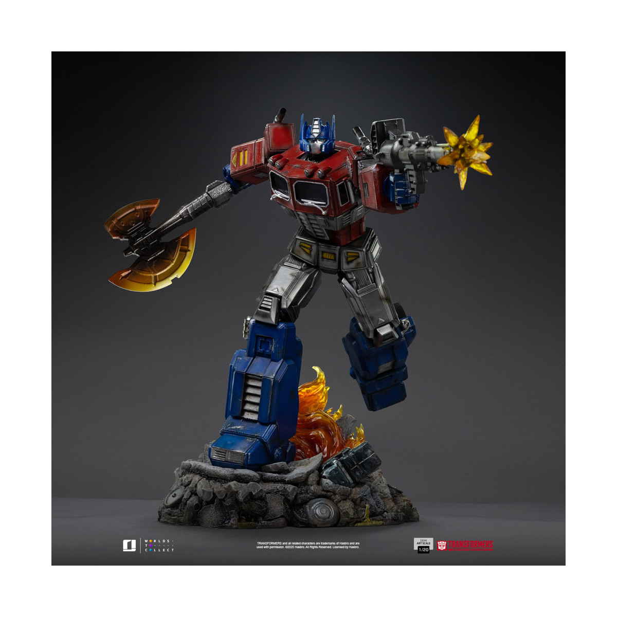 Iron Studios - Transformers - Optimus Prime Demi Kunst Maßstab 1/20