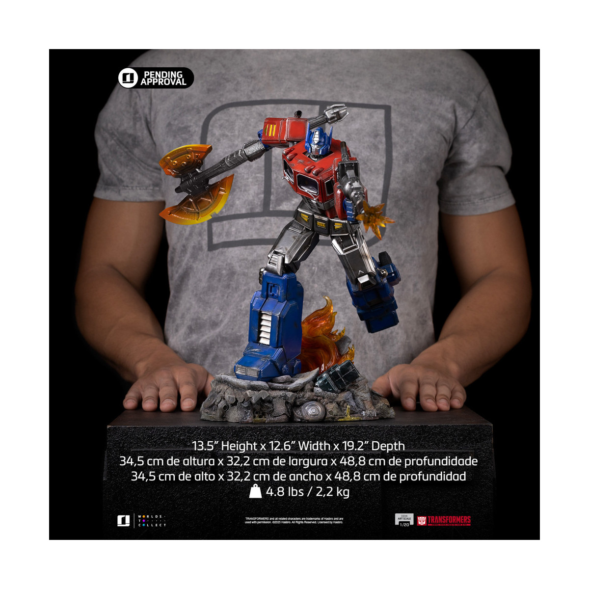 Iron Studios - Transformers - Optimus Prime Demi Kunst Maßstab 1/20