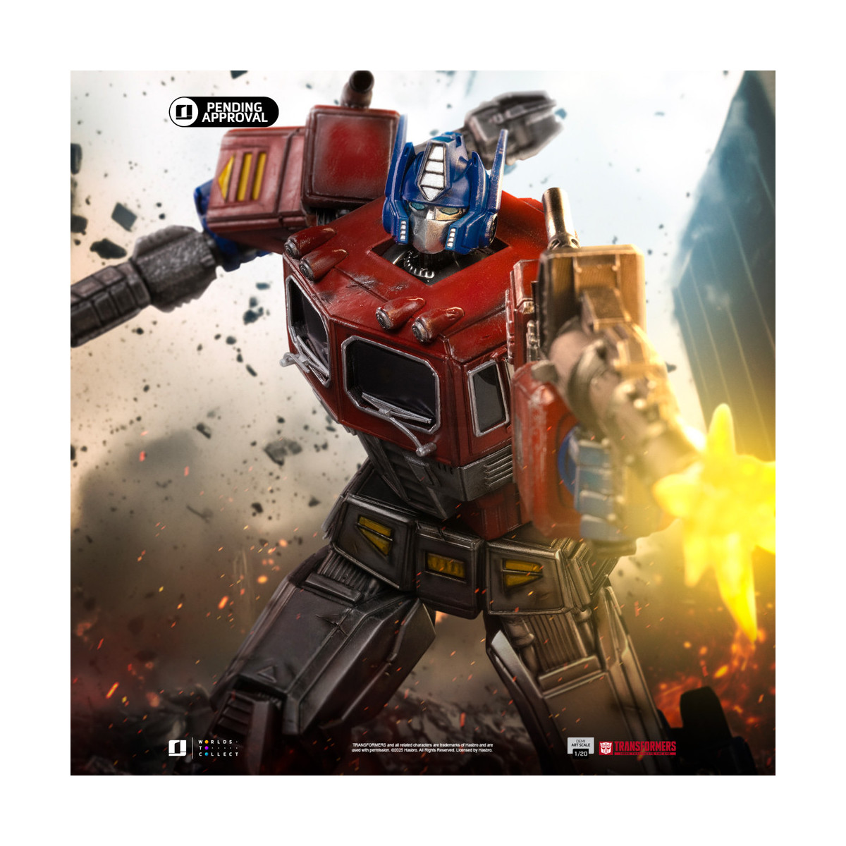 Iron Studios - Transformers - Optimus Prime Demi Kunst Maßstab 1/20