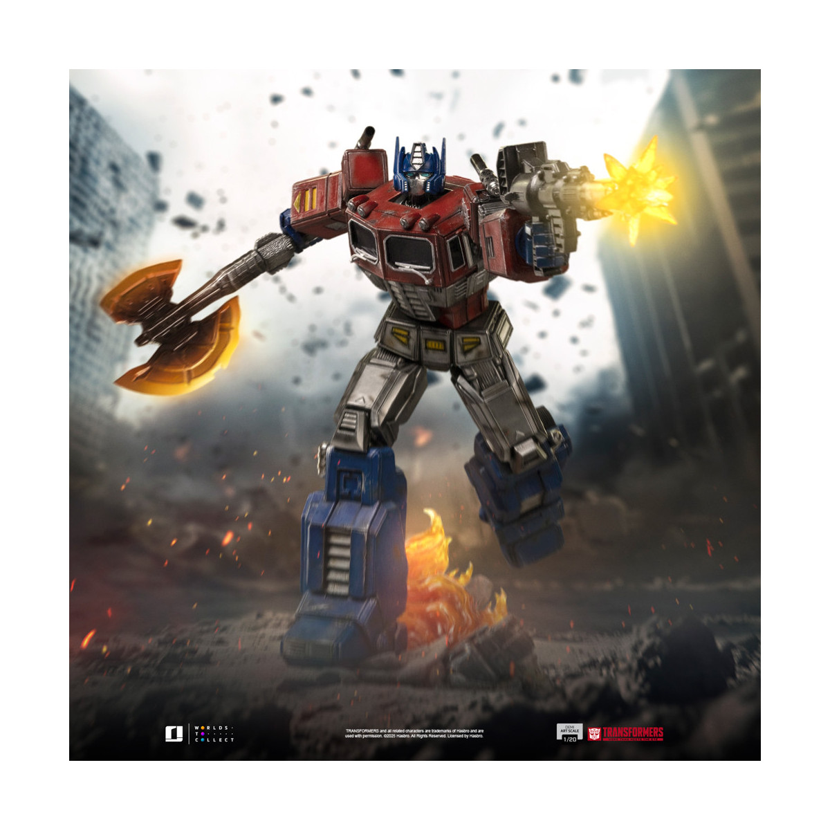 Iron Studios - Transformers - Optimus Prime Demi Kunst Maßstab 1/20
