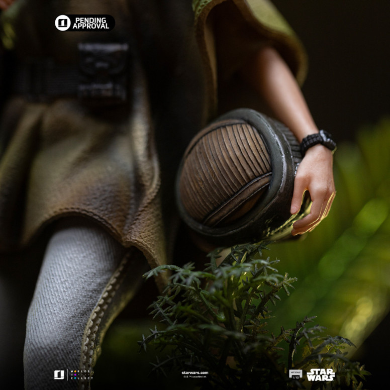Iron Studios Star Wars - Leia und Wicket Kunst Maßstab 1/10 - Rückkehr der Jedi