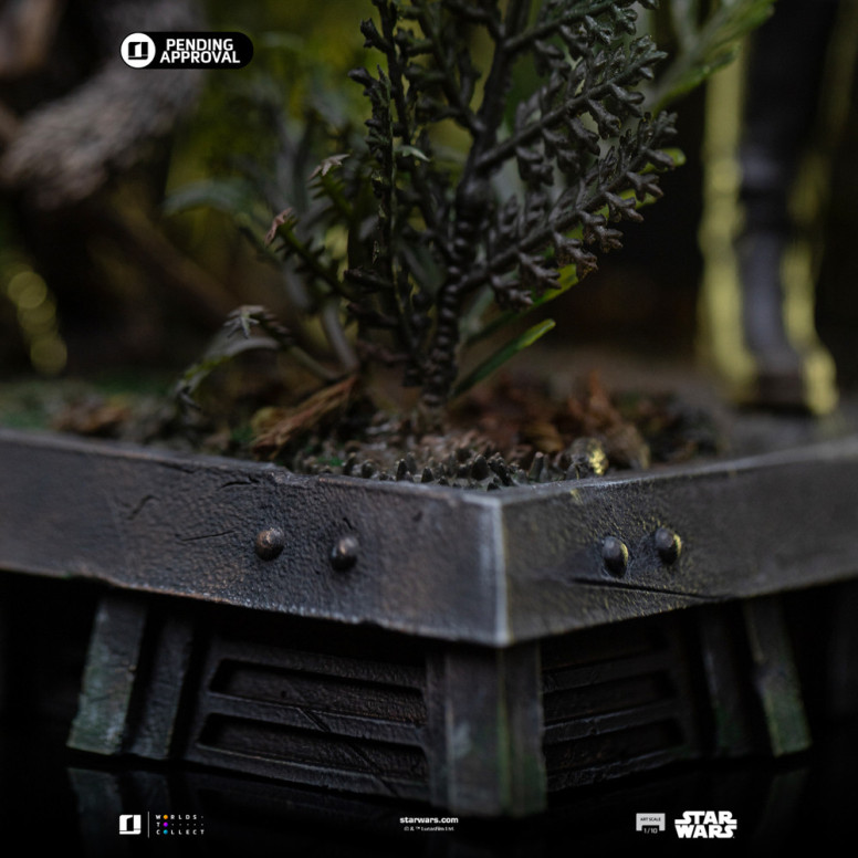 Iron Studios Star Wars - Leia und Wicket Kunst Maßstab 1/10 - Rückkehr der Jedi
