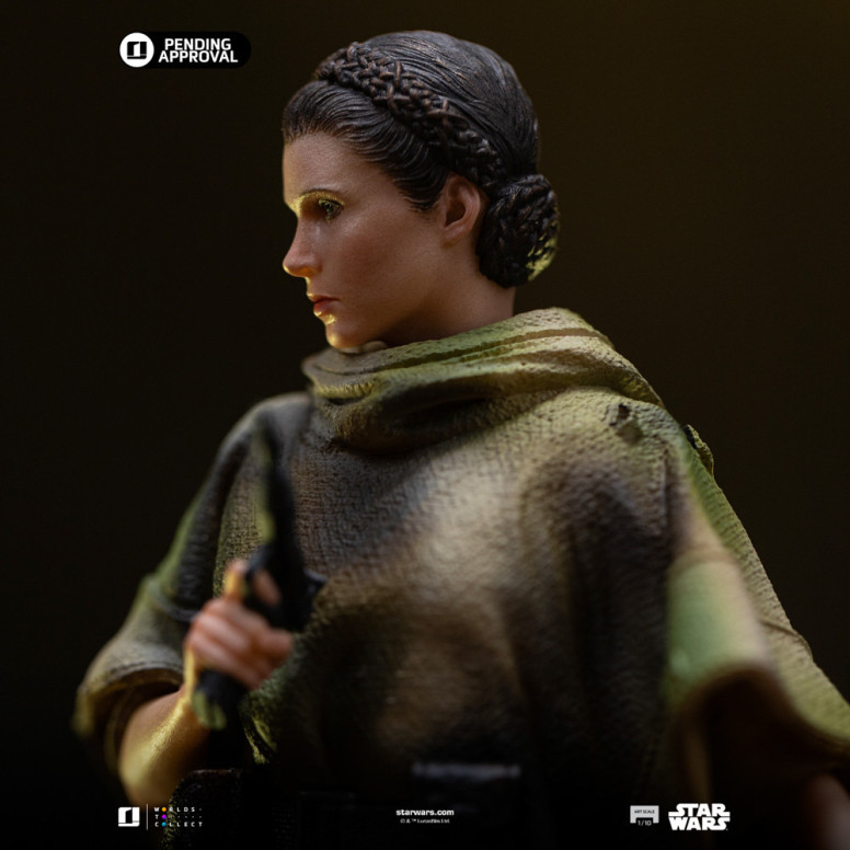 Iron Studios Star Wars - Leia und Wicket Kunst Maßstab 1/10 - Rückkehr der Jedi