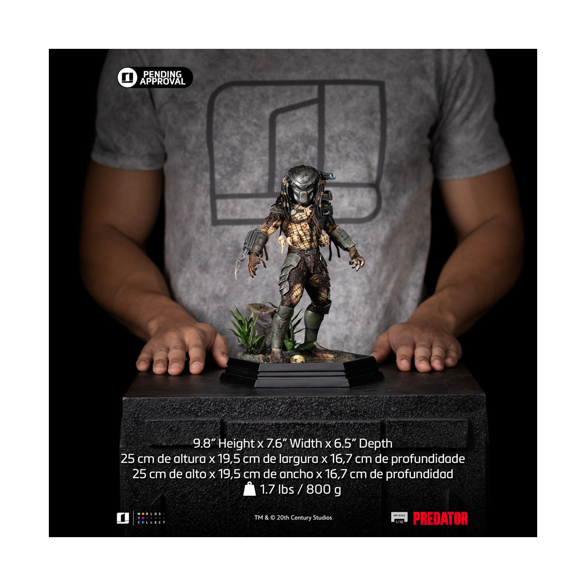 Iron Studios Predator Jungle Hunter - Kunst Maßstab 1/10