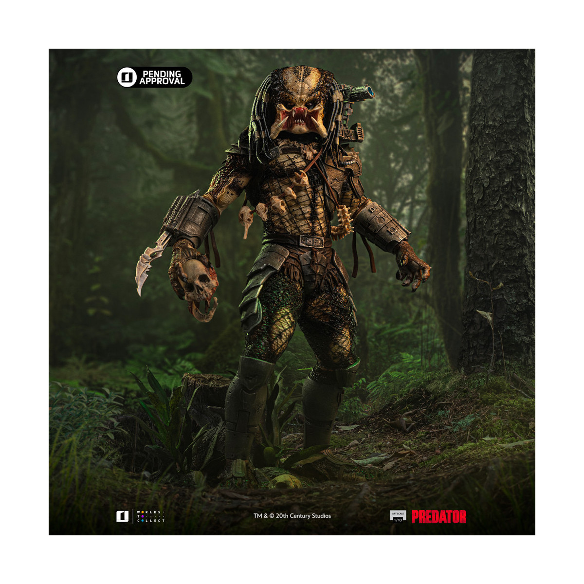 Iron Studios Predator Jungle Hunter - Kunst Maßstab 1/10