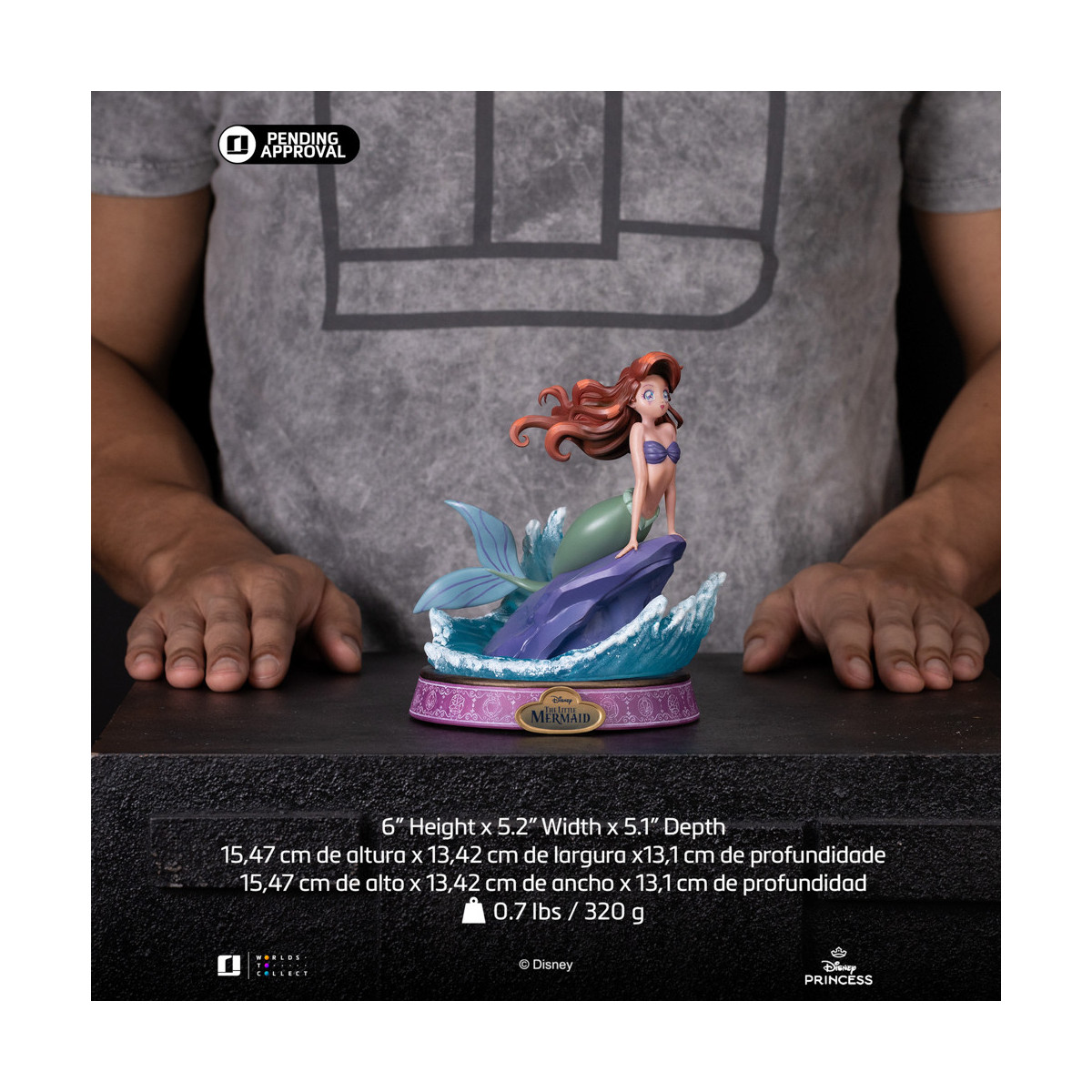 Iron Studios Disney Princess - Ariel Anime Prinzessin Kunst Maßstab 1/10
