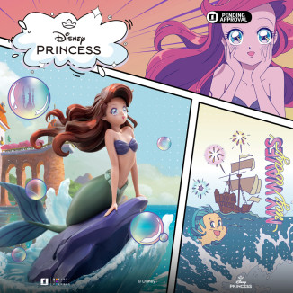 Iron Studios Disney Princess - Ariel Anime Prinzessin Kunst Maßstab 1/10