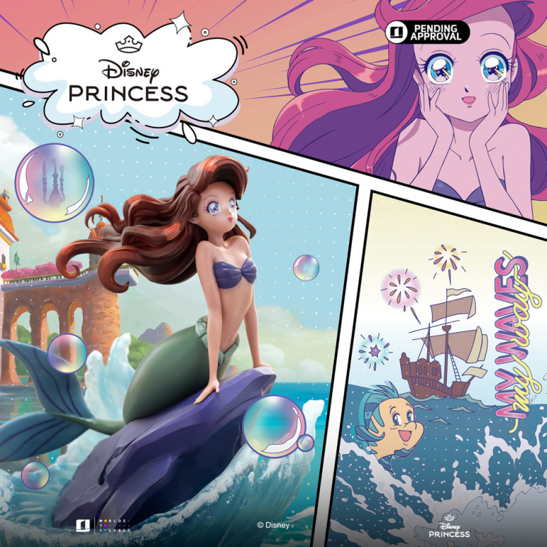 Iron Studios Disney Princess - Ariel Anime Prinzessin Kunst Maßstab 1/10