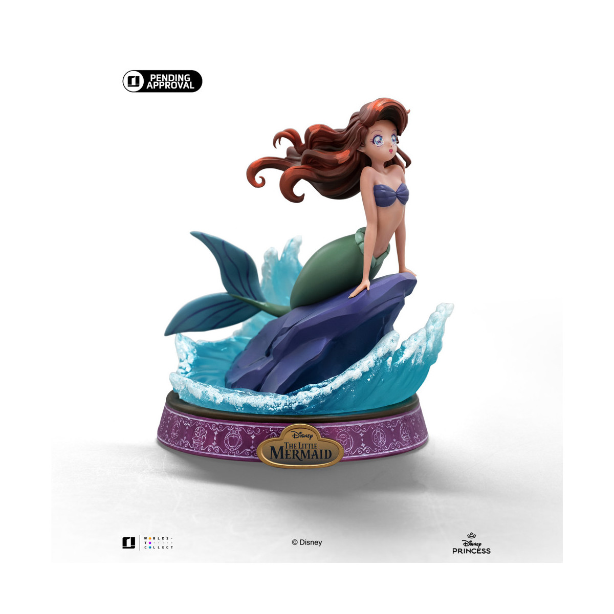 Iron Studios Disney Princess - Ariel Anime Prinzessin Kunst Maßstab 1/10