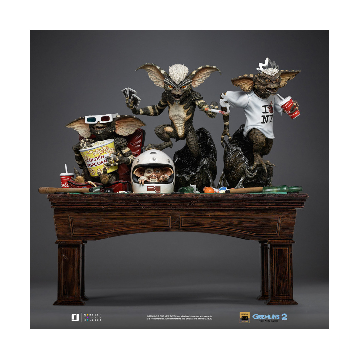 Iron Studios Gremlins 2 - Gremlins Diorama Deluxe Kunst Maßstab 1/10